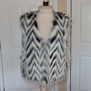 Michael Kors faux fur vest